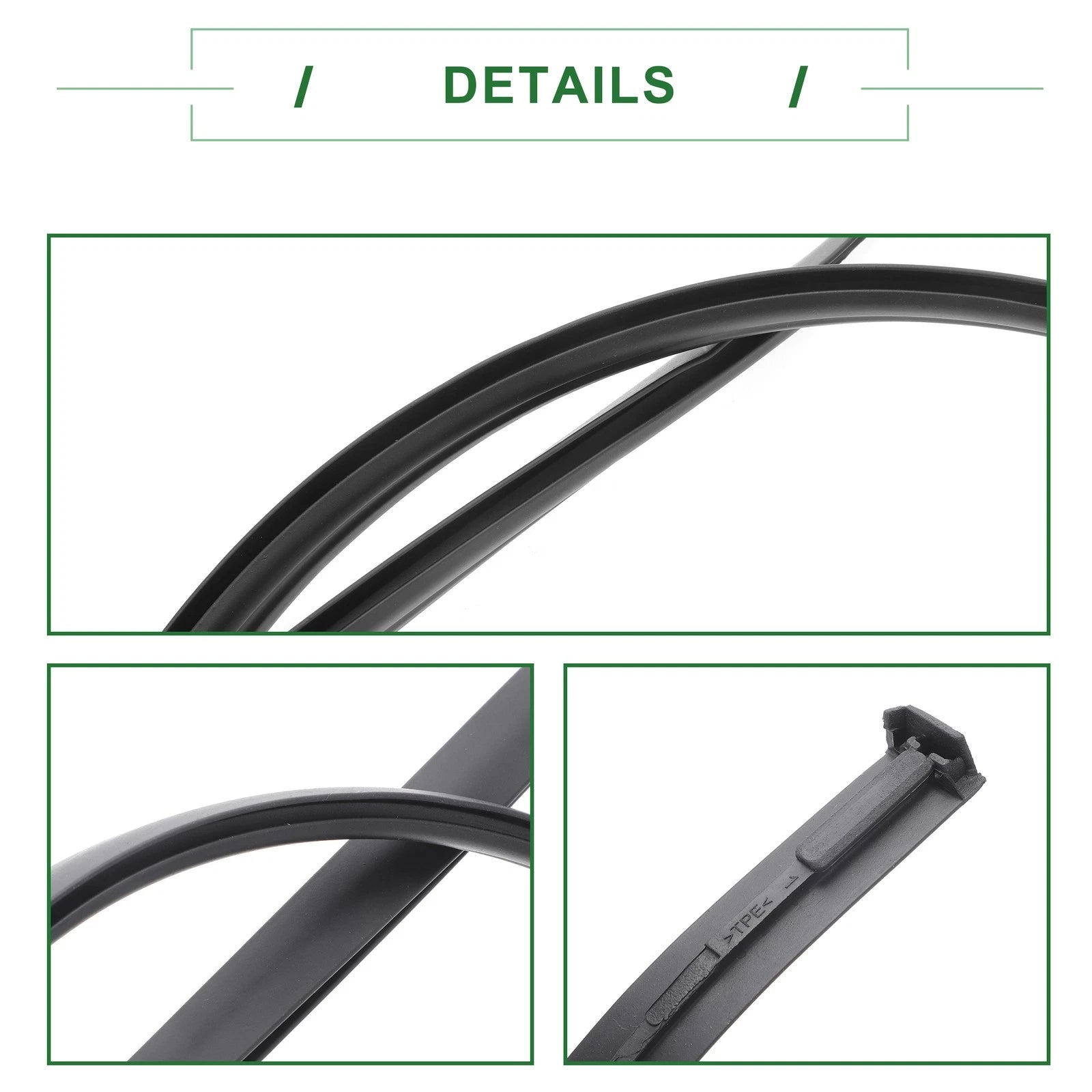 Left Side Roof Sealing Strip Sunroof Trim No. 7555602260 for Toyota Corolla (2014–2018)