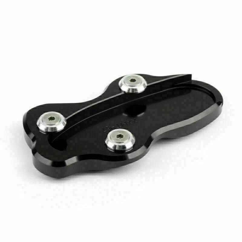 Side Kickstand Support Plate Foot Pad for Kawasaki VN900 (2007–2016) Black T9