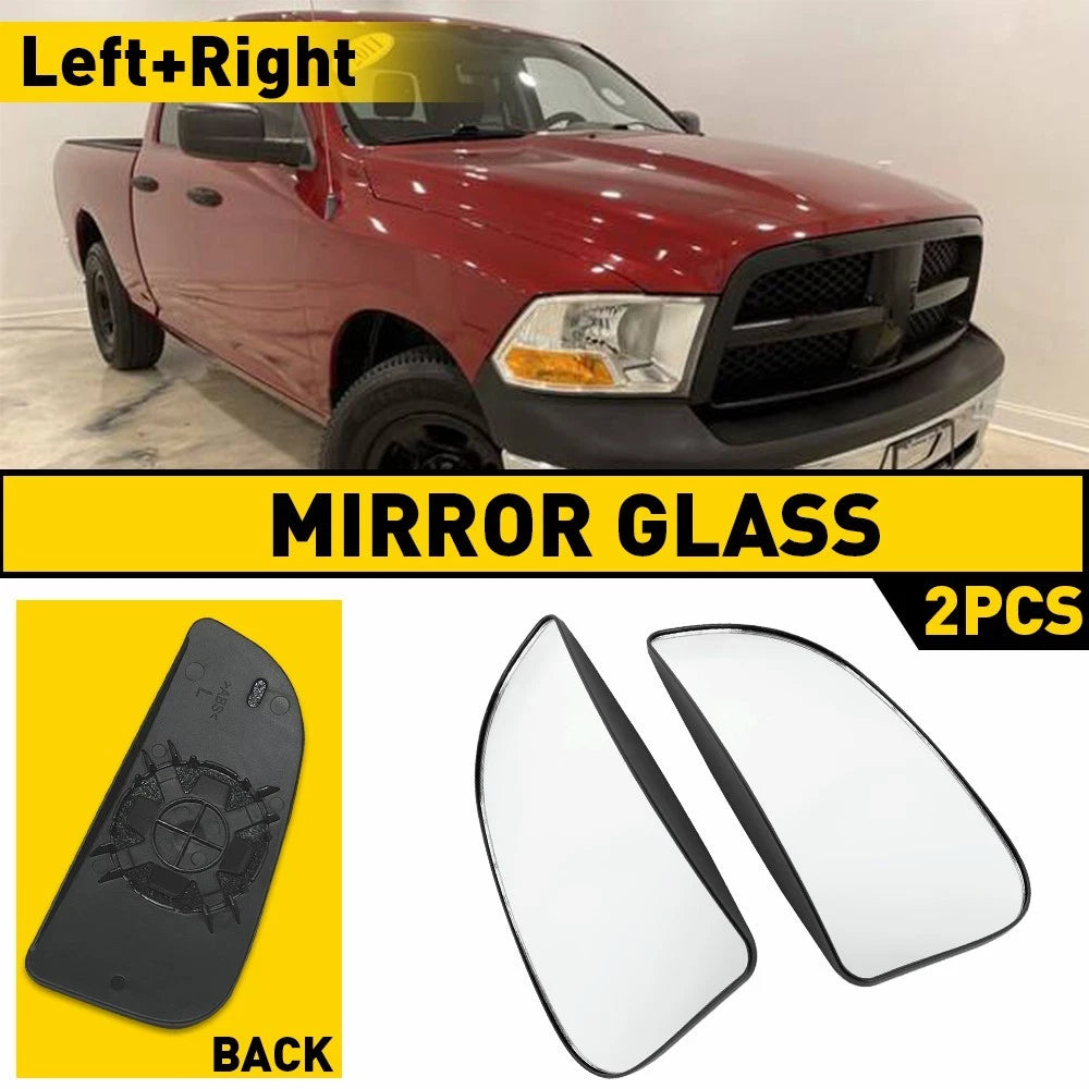 Tow Mirror Spotter Lower Glass for Dodge Ram 1500 2500 3500 (2010–2019)