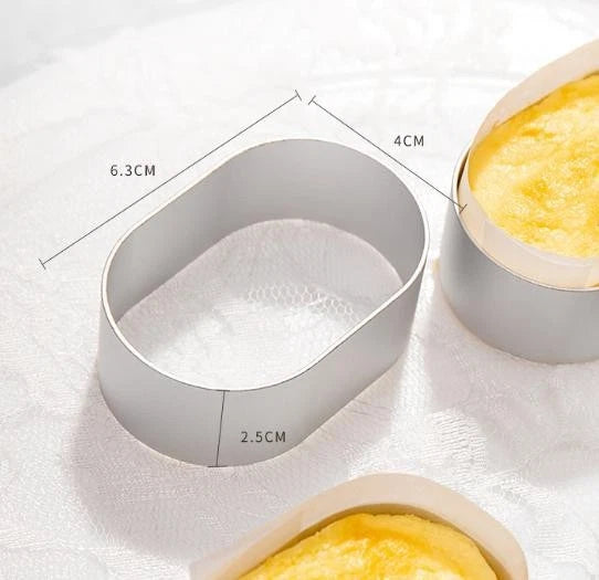 Cake shaping tool for baking (23 x 6 x 4 cm) aluminum alloy silver finish