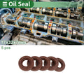 Oil Seal FKM Rubber 17x32x7mm for Various Models (5 Pcs)