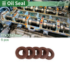 Oil Seal FKM Rubber 17x32x7mm for Various Models (5 Pcs)