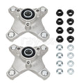 2X Front Wheel Hubs & Flange Lug Nuts for Honda TRX400EX Sportrax (2002–2008)