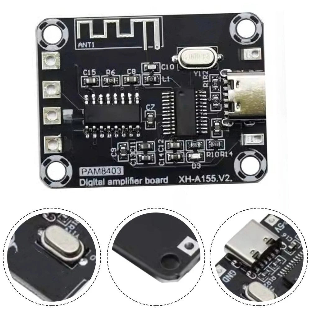 Digital Audio Board for Compact XHA155 (Dual 5W Output)
