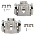 Set of 2 Rear Brake Calipers for Hyundai Santa Fe (2007–2009)