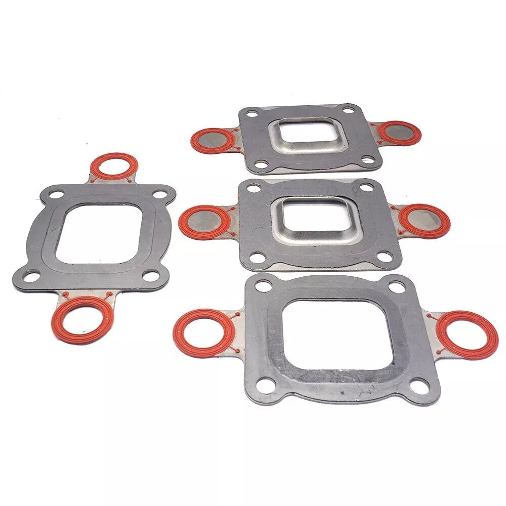 Dry Joint Exhaust Riser Spacer Kit for Mercruiser V6 V8 (Replace 864929A4 864929A2)