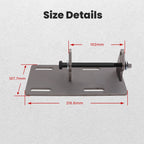 Engine Mount Adapter Plates Swap Kit for Chevrolet C10 (1973-1987)