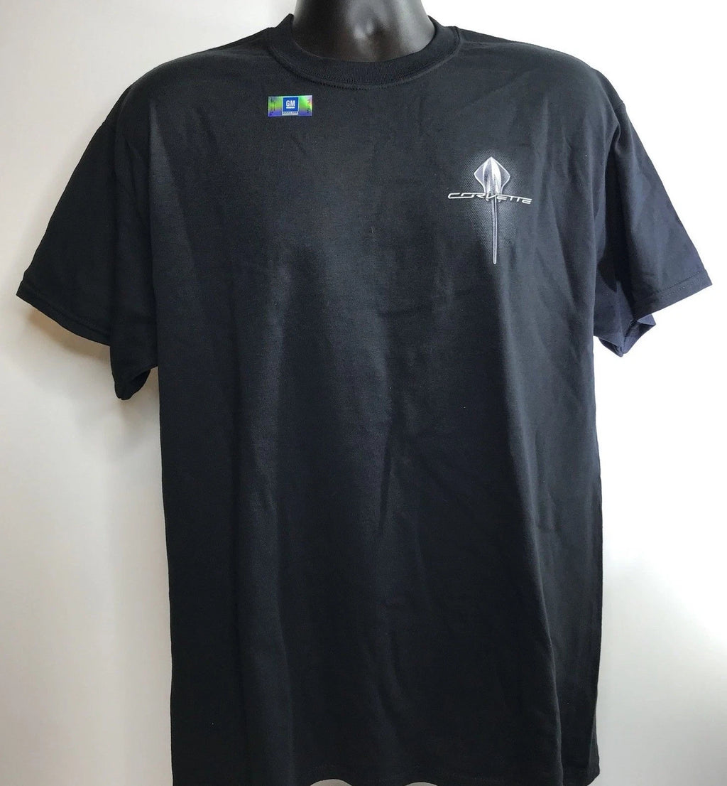 Corvette C7 T-Shirt Black for Chevrolet Corvette C7 (2014–2019)