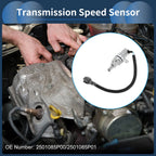 1 Pc Transmission Speed Sensor No.2501085P00 for Nissan Frontier (2001–2002)