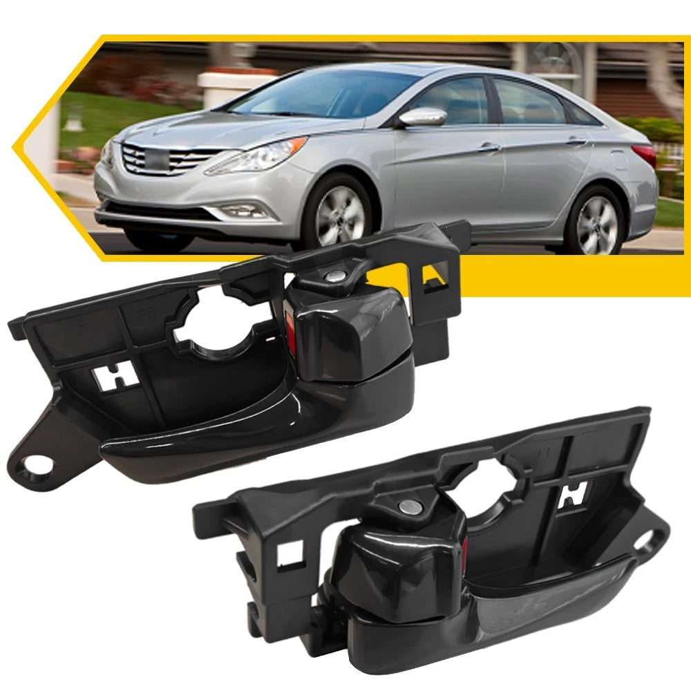 Interior Door Handle Set for Hyundai Sonata (2008–2010) Black