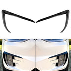 Front Fog Light Eyebrow Cover Trim Kit Carbon Fiber for Tesla Model X (2015–2020)