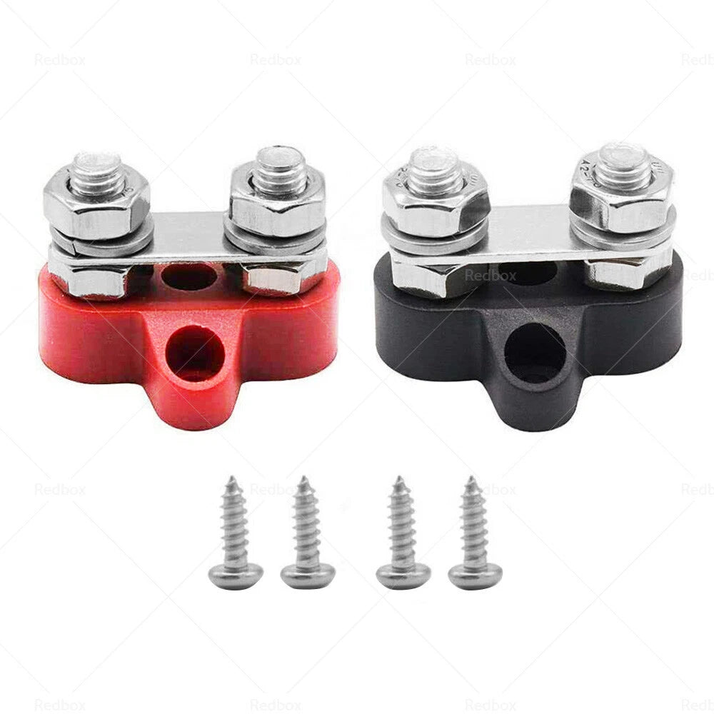 Bus Bar Terminal Blocks M8 Positive Power Distribution Studs for