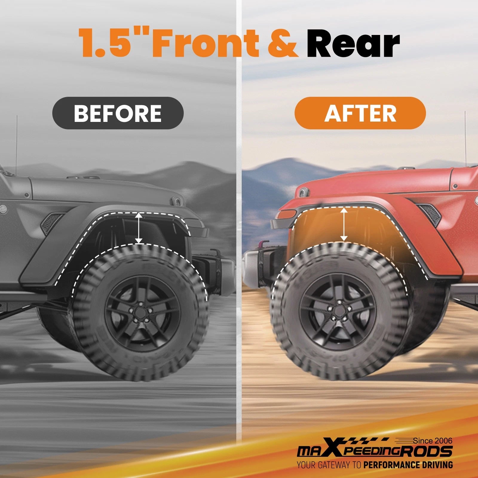 1.5" Leveling Kit with Camber Adjusters for Honda CR-V (2007–2016)