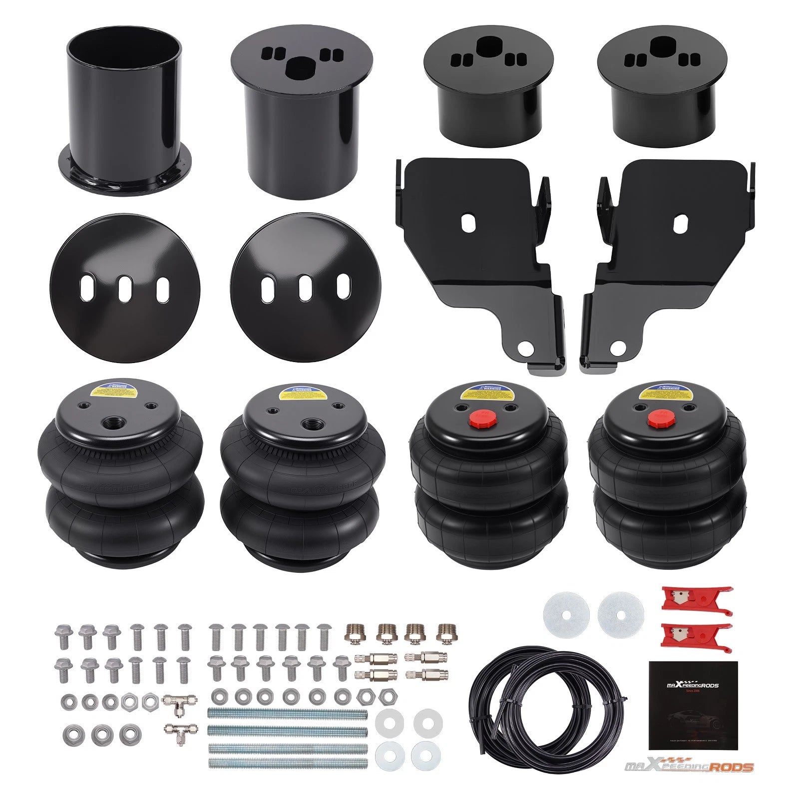 Air Spring Bags Brackets for Chevy Impala Caprice (1965–1970)