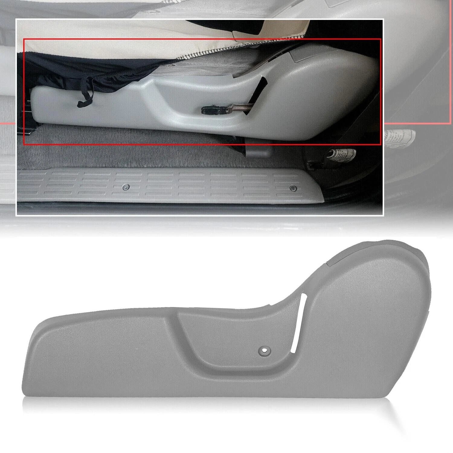 Left Driver Side Seat Plastic Trim Bezel for Toyota Tacoma (1995–2004)
