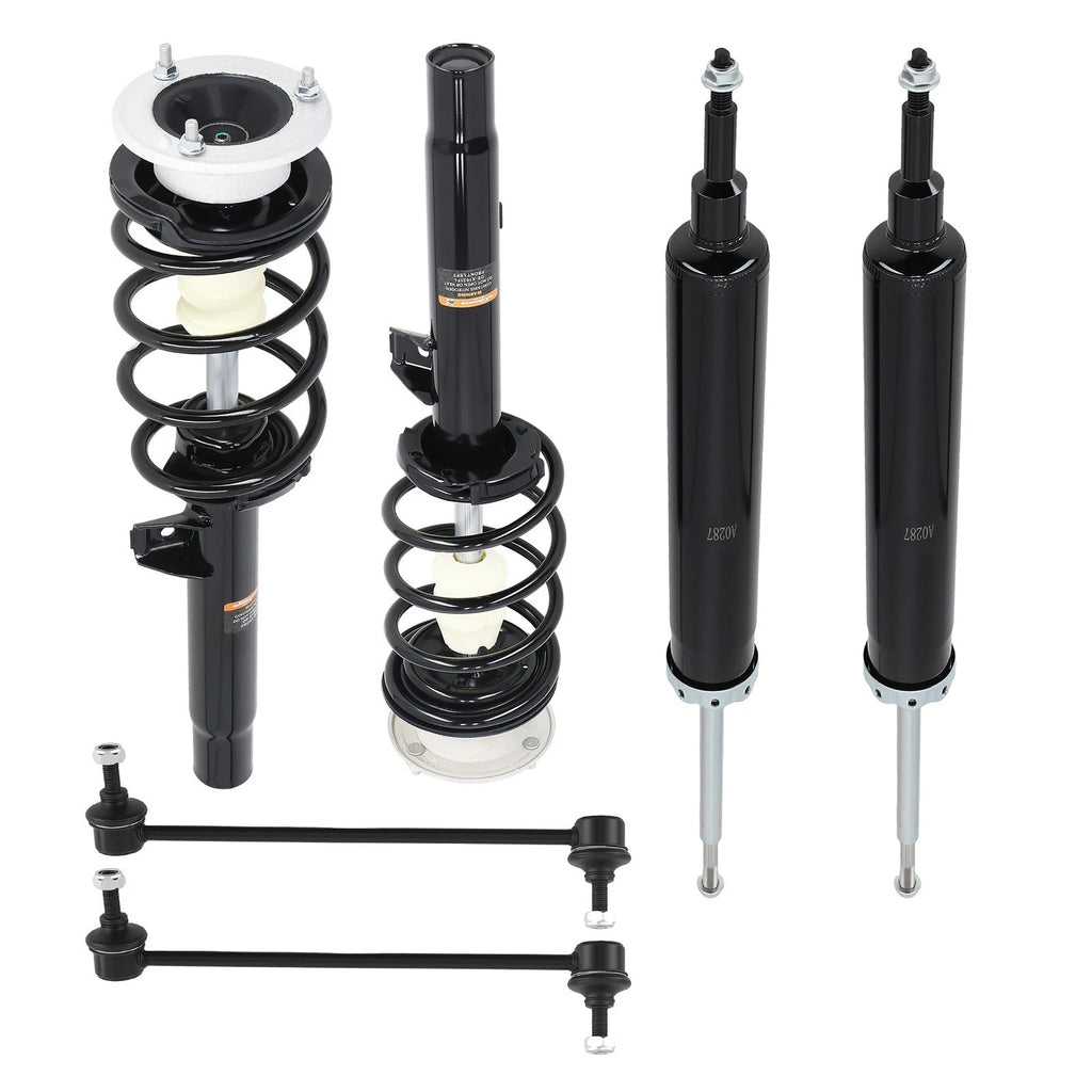 Complete Struts w/Coil Springs & Sway Bar Link for BMW 325i (2006)