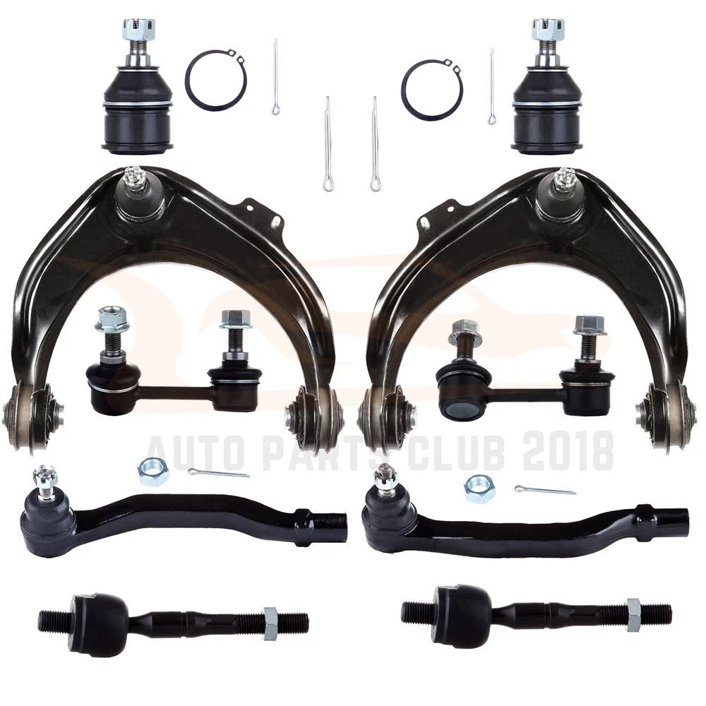 10PC Front Control Arm & Tie Rod End Kit for Honda Accord (1998–2002)