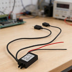 DC Voltage Converter 12V to 5V USB Dual Port 3A for Boats and RVs