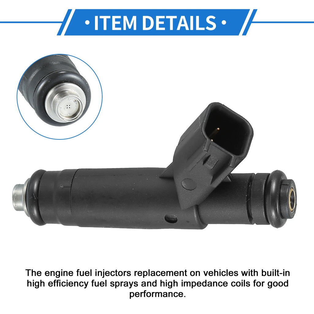 Set of 6 Fuel Injectors No.YF1Z9F593AD for Ford Ranger (2001–2003) 3.0L