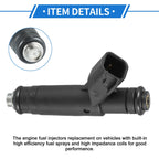 Set of 6 Fuel Injectors No.YF1Z9F593AD for Ford Ranger (2001–2003) 3.0L