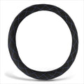 Steering Wheel Cover for (14.5-15" Diameter) Synthetic Leather Diamond Pattern