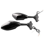 LED Rear Wing Mirrors for Universal Street Bikes