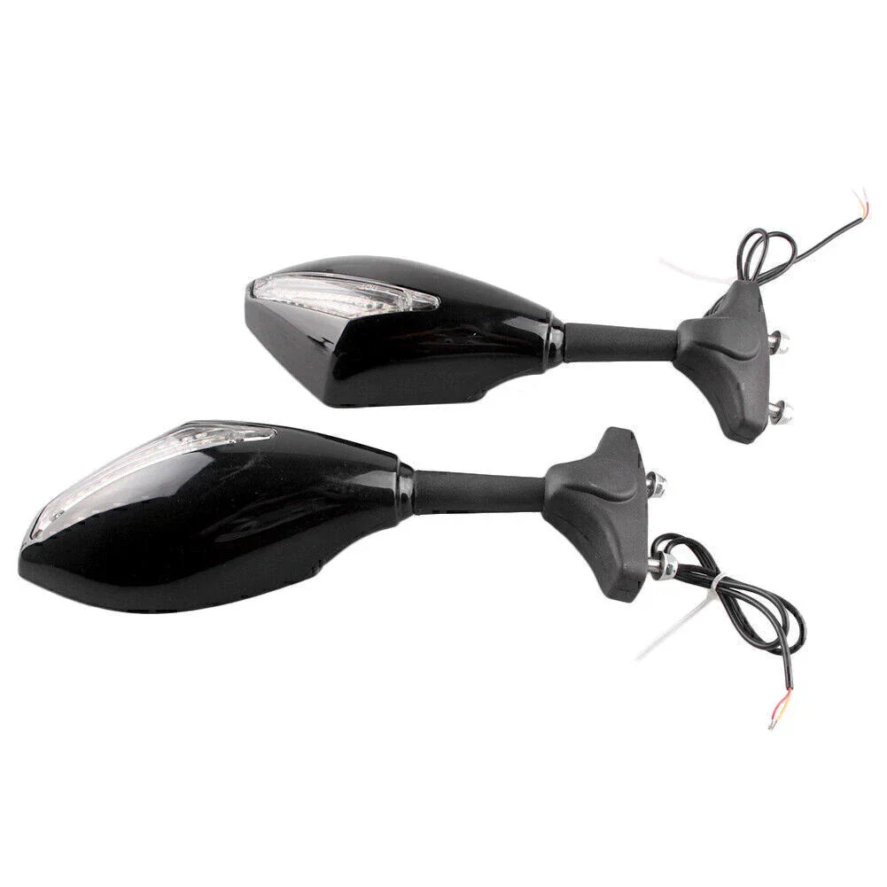 LED Rear Wing Mirrors for Universal Street Bikes