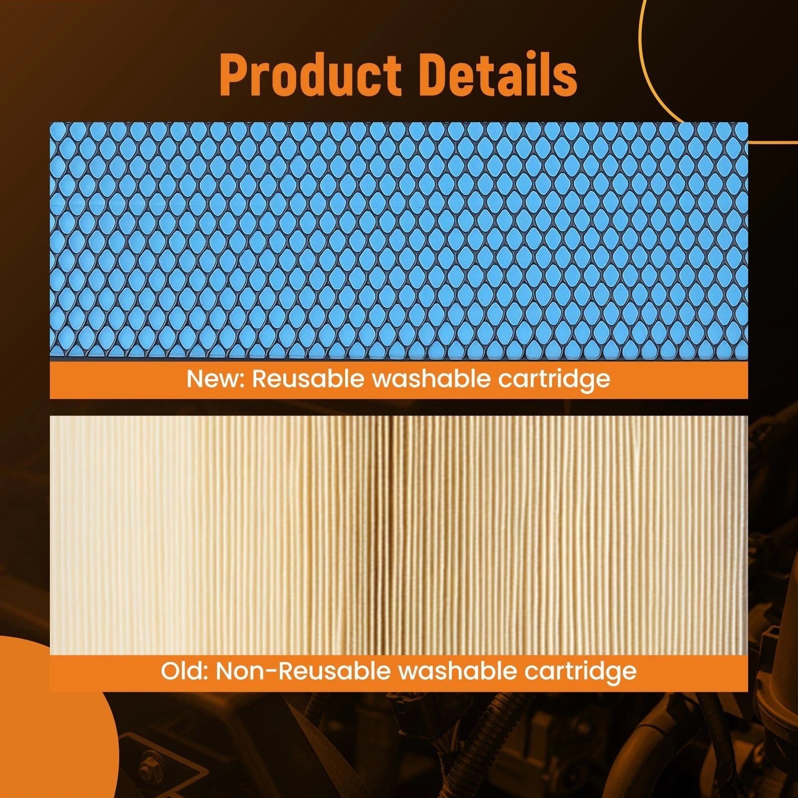 Engine Air Filter Kit for Freightliner Cascadia (2010-2023)
