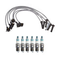 Denso 7mm Wire Set & 6 Iridium Power Spark Plugs for Ford Mustang (2005–2010)