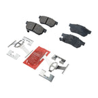 Set of 4 Ceramic Brake Pads for Honda Civic Sedan (1992–1993)