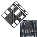 Set of 6 Carbon Fiber Roof Reading Light Panel Trim Covers for BMW X3 (2004–2010)