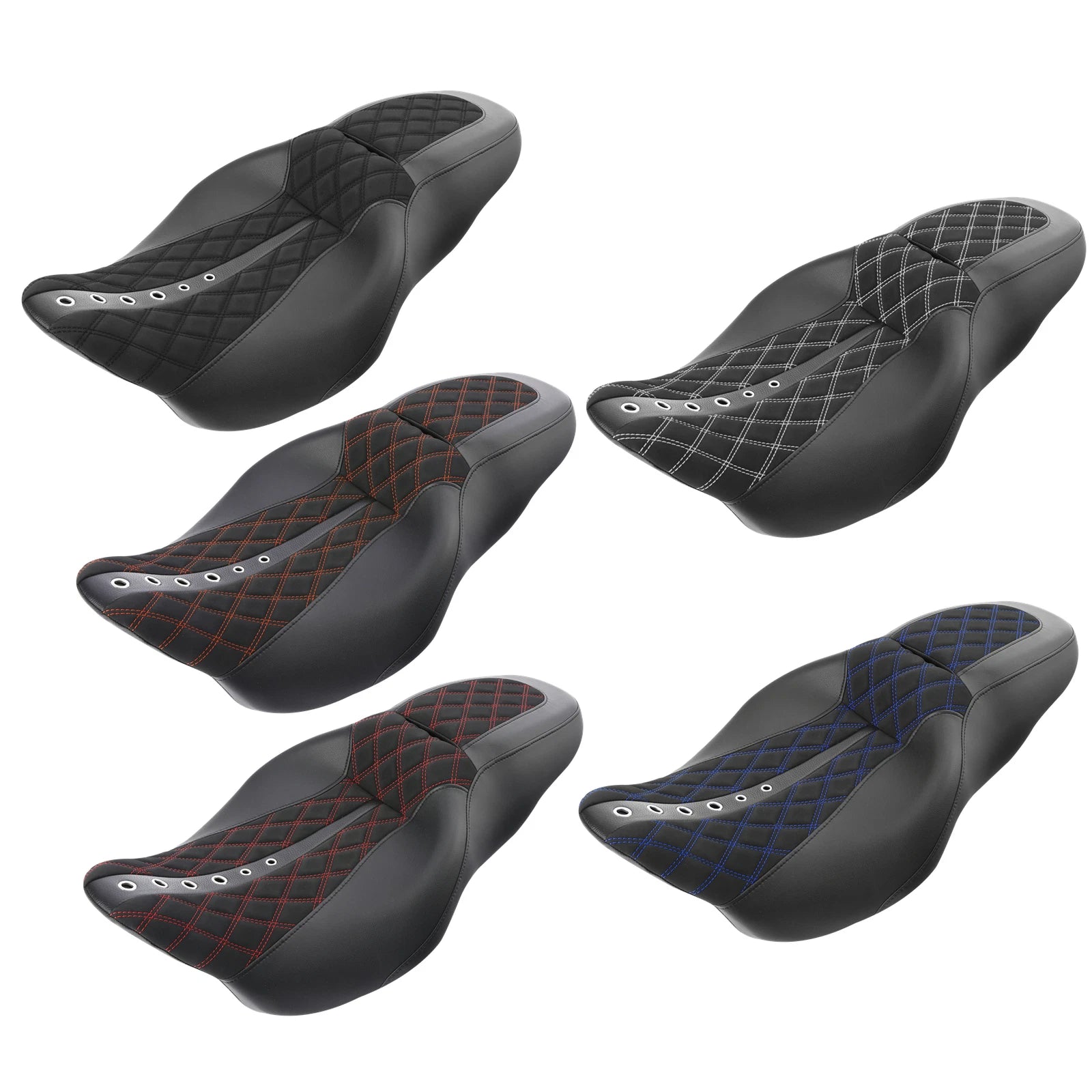 2X Up Seat for Harley Touring Road King Road Glide (2009–2023)
