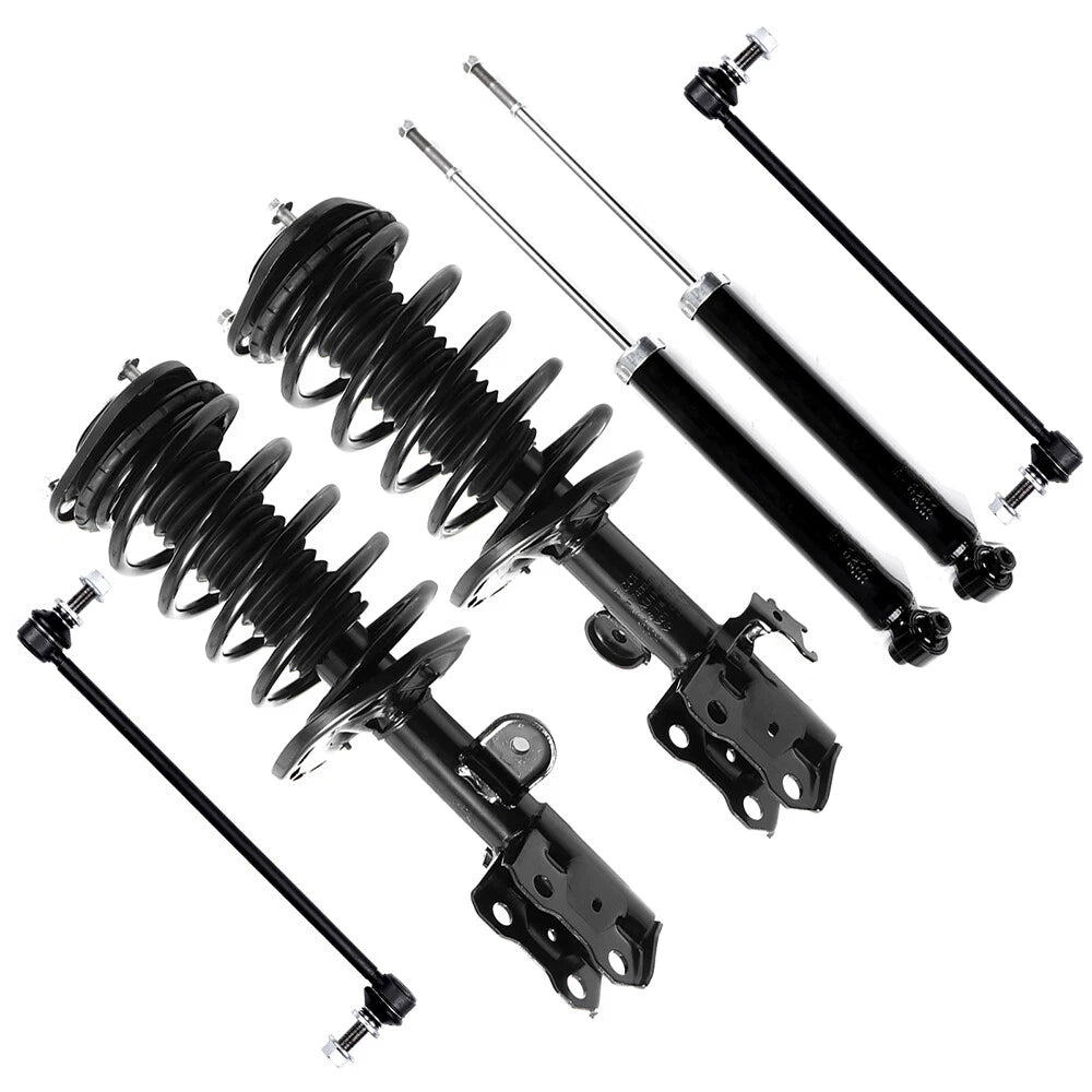 Front Struts Rear Shocks Sway Bars for Toyota Prius (2010–2015)