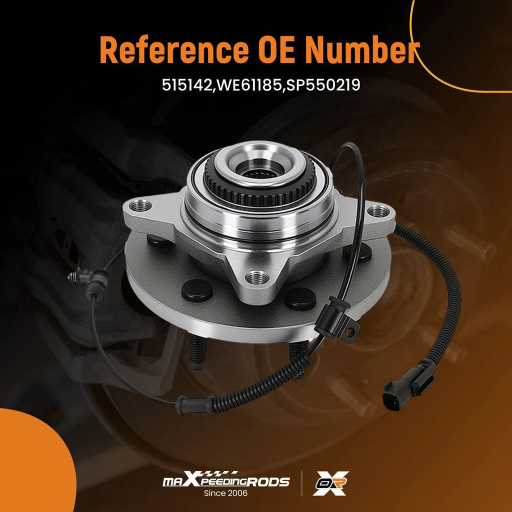 Front Hub Bearing Kit WE61185 for Ford F-150/Expedition 4WD (2011–2014)