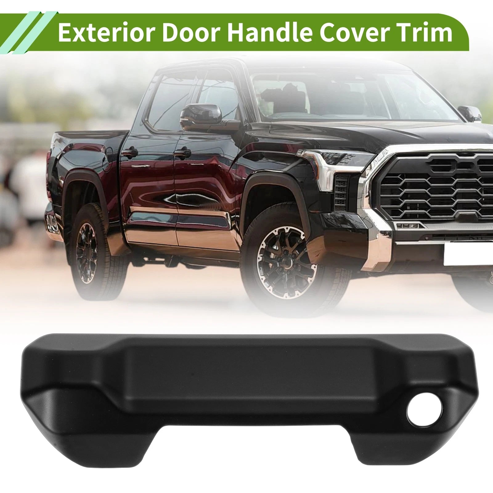 Exterior Door Handle Cover Trim for Toyota Tundra (2022–2025) 1 Hole ABS