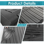 5.5FT Truck Bed Mat Liner for Toyota Tundra (2021–2024) Rubber All Weather