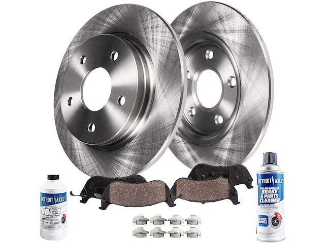 Rear Brake Pad and Rotor Kit for Jaguar X Type (2002–2004) HK332XC