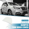 Front Right Bumper Tow Hook Cover for Subaru Forester (2016–2018) 57731-SG220 White