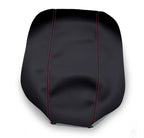 Leather Console Lid Armrest Cover for Ford Explorer (1995–2001) Red Stitch