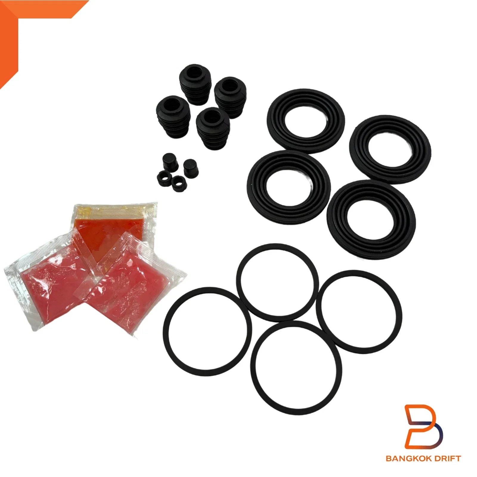 Front Brake Caliper Piston Gasket Seal Kit for Holden Colorado, Trailblazer