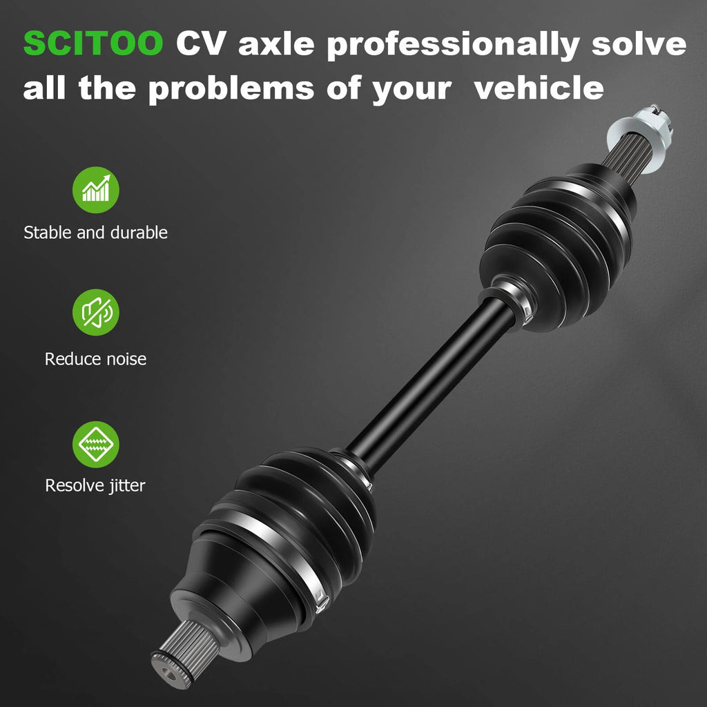 Front Left Right CV Axle Drive Shaft for Polaris Hawkeye 300 (2006–2007)