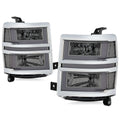 U-Shape LED DRL Sequential Turn Headlights for Silverado 1500 (2014–2015)