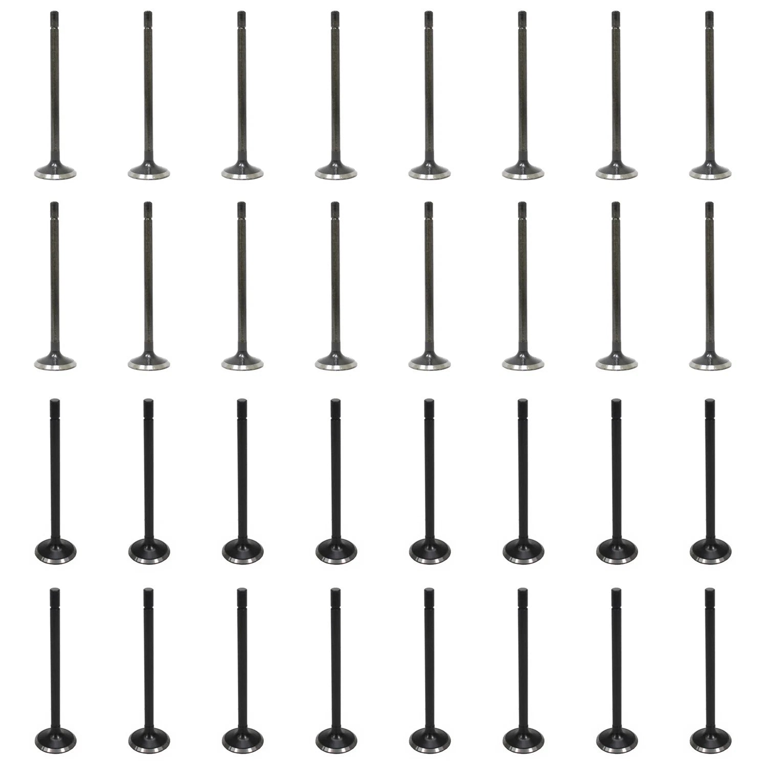 Set of 32 Intake & Exhaust Valves Kit for Silverado Sierra 2500HD 6.6 V8