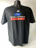Licensed Ford Power Stroke Diesel Emblem T Shirt Black for Ford Fans (2000–2025)