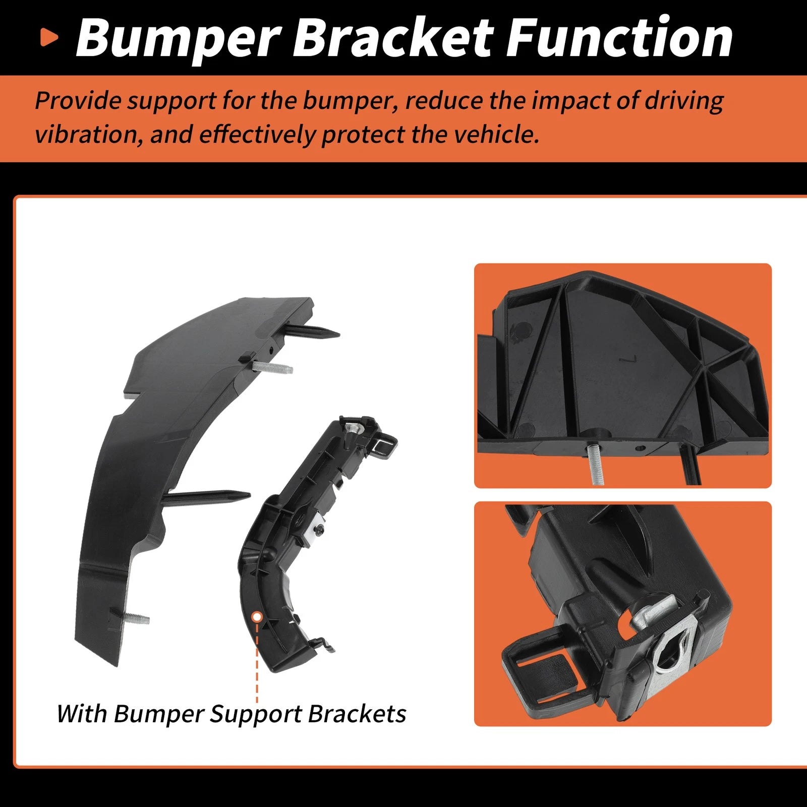 Bumper Bracket Cover for Dodge Challenger (No. 68375013AA/68259546AA/68024342AD)