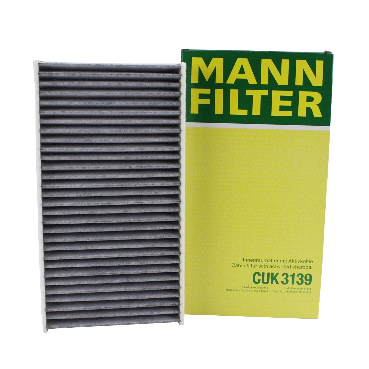 MANN Charcoal Cabin Air Filter CUK3139 for BMW 528i 528xi 530i 650i M5 (2008–2016)