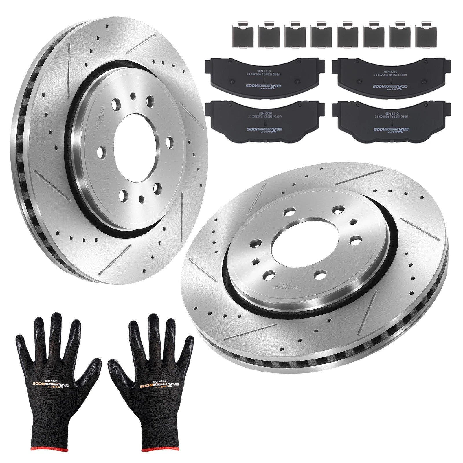Front Brake Rotors & Pads Kit for Ford Expedition/Lincoln Navigator (2010–2021)