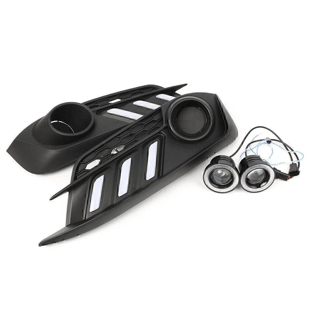 LED DRL Fog Light Projector & Angel Eye Kit for Honda Civic (2016-2018)