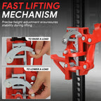 Adjustable Off Road Farm Jack 5.5"-41.3" for Universal Use (6600lbs)