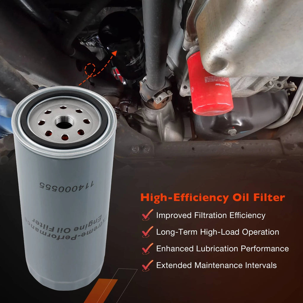 5 Micron Diesel Oil Filter for Chevy Silverado GMC Sierra (2001-2019)